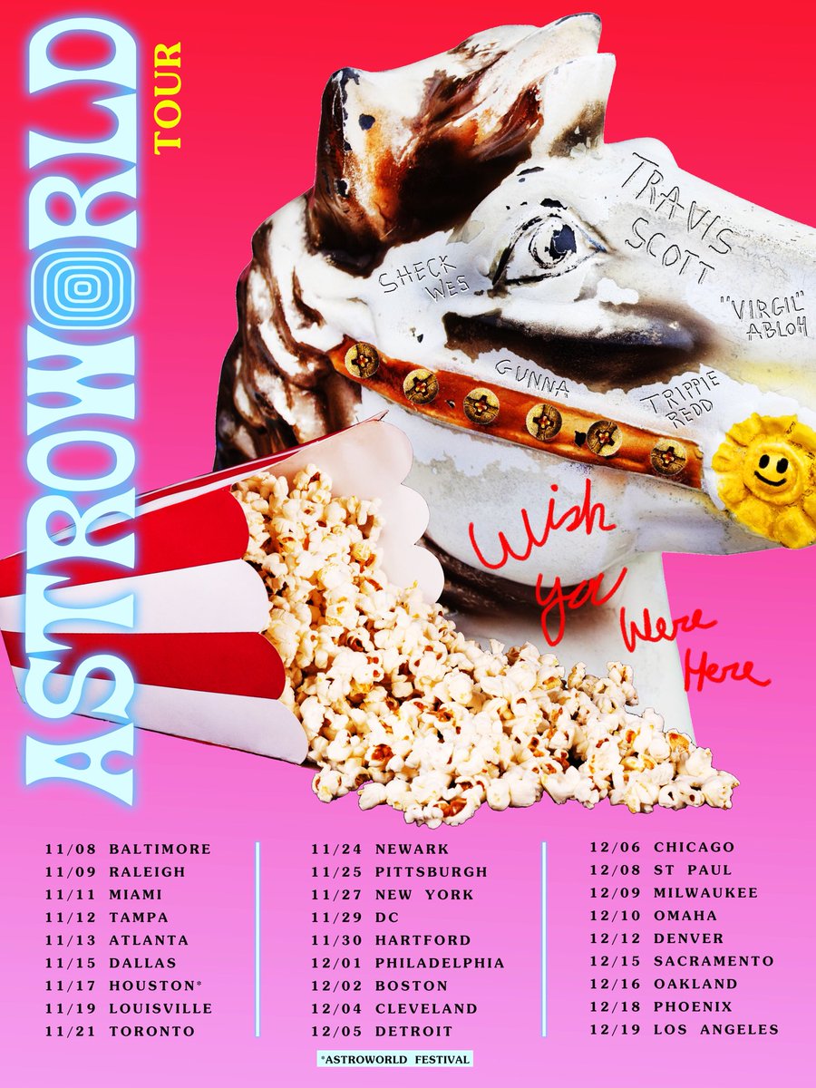 trvisXX's tweet photo. TOUR LESS THAN A MONTH AWAY   I NEED ALL THE SICKOS THERR WE TURNING THESE ARENAS TO ASTROWORLD https://t.co/8VimMYADHr https://t.co/FWFcNiqnjD