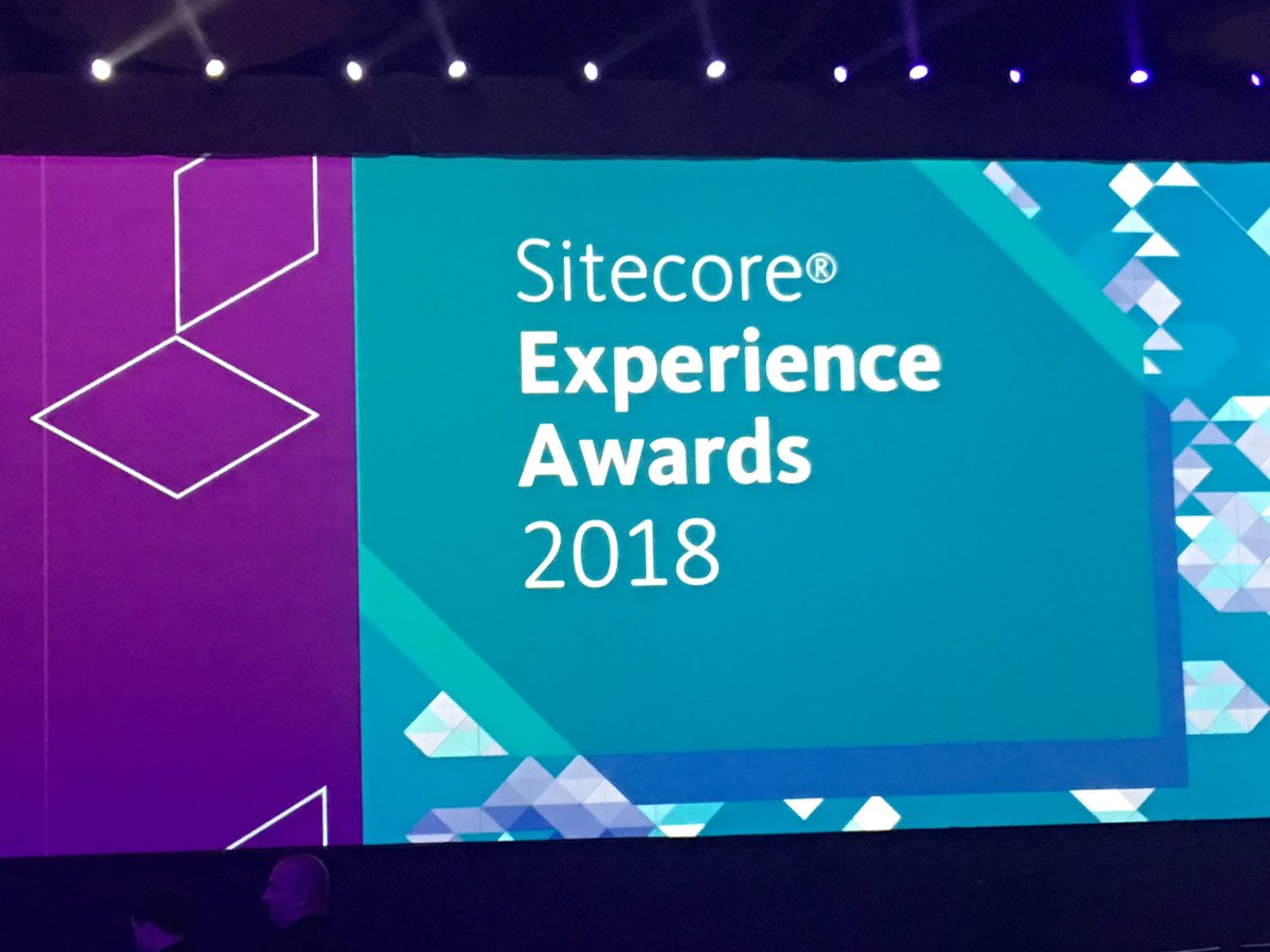 Extremely proud to receive an #sitecore experience award for best #commerce experience in Western Europe together with <a href="/AvivaSolutions/">Aviva Solutions</a>