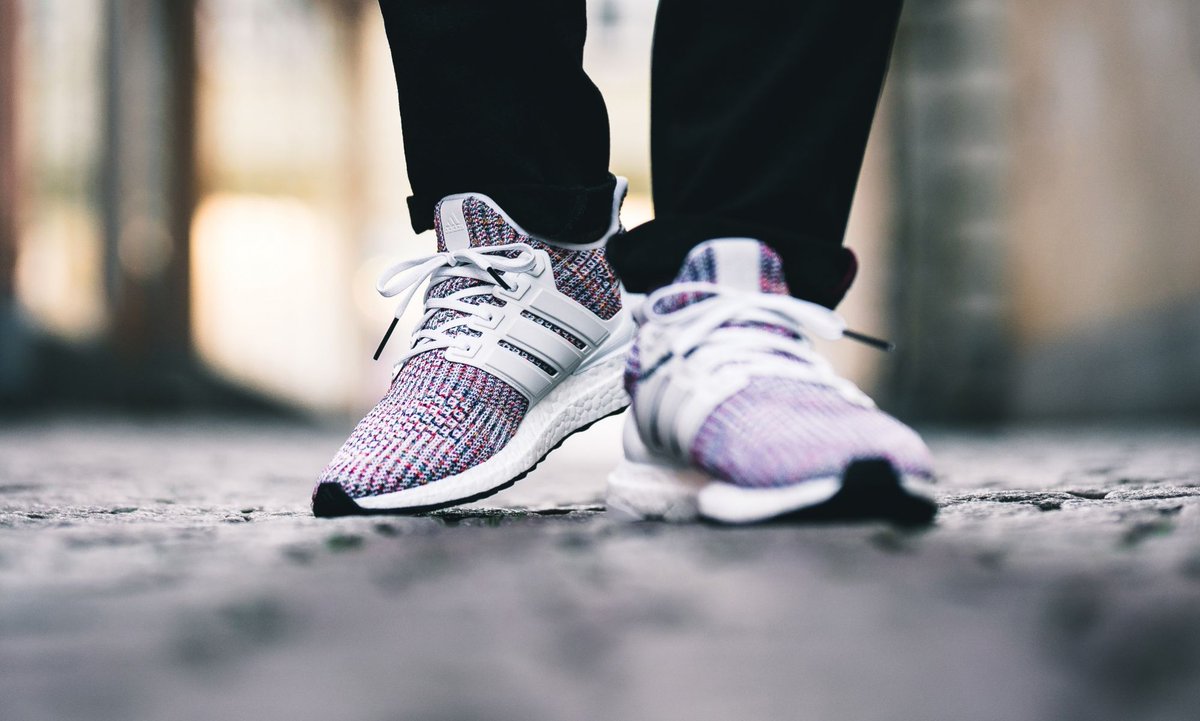 ultra boost multicolor on feet