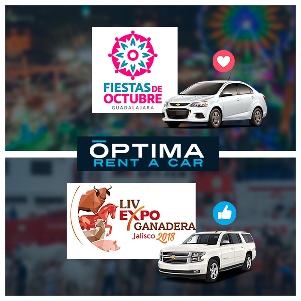 optimarentacar's tweet image. Este mes de Octubre, #MuéveteSinLimites y disfruta de todos los eventos de Guadalajara con Óptima Rent A Car y viaja con la seguridad y confianza que te mereces.
Oficina Matriz +52 (33) 3812 0437 
Aeropuerto 24 hrs +52 (33) 3688 6088
Sucursal Expo GDL +52 (33) 1644 2897