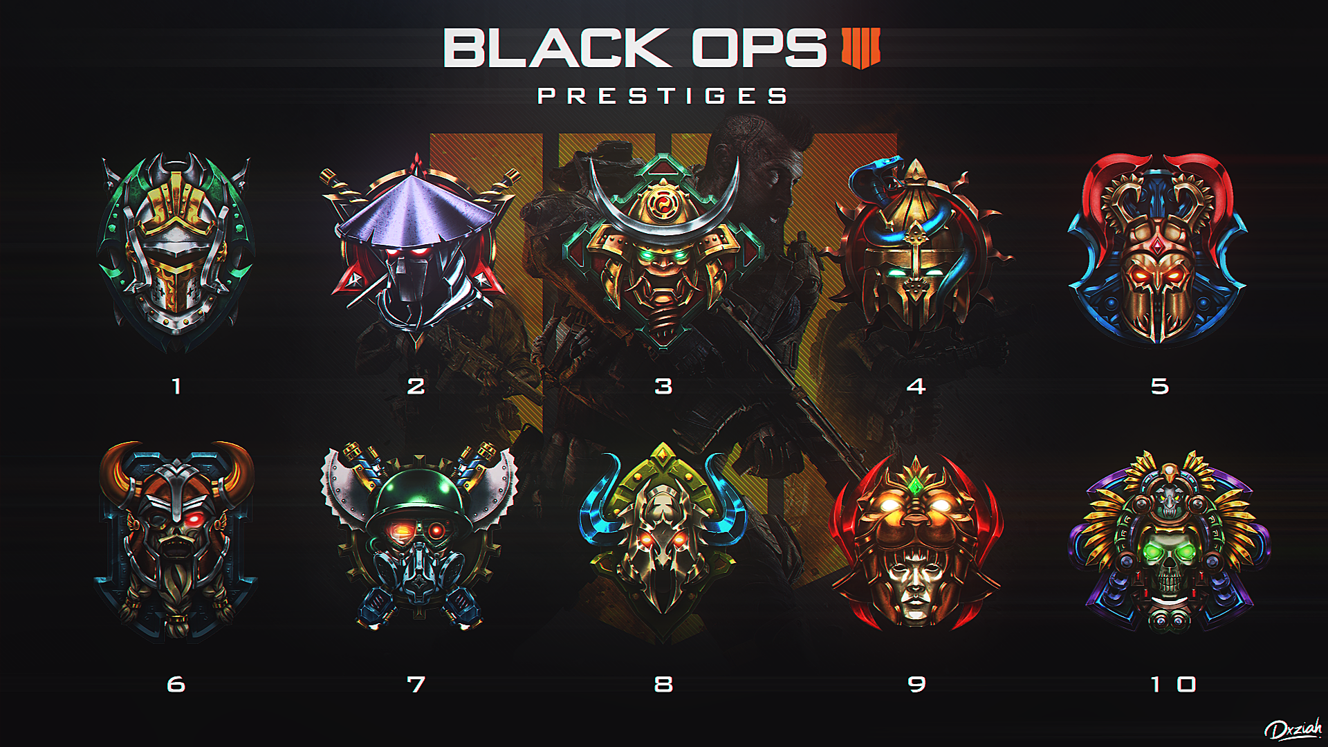 First 10 Prestige emblems in. 