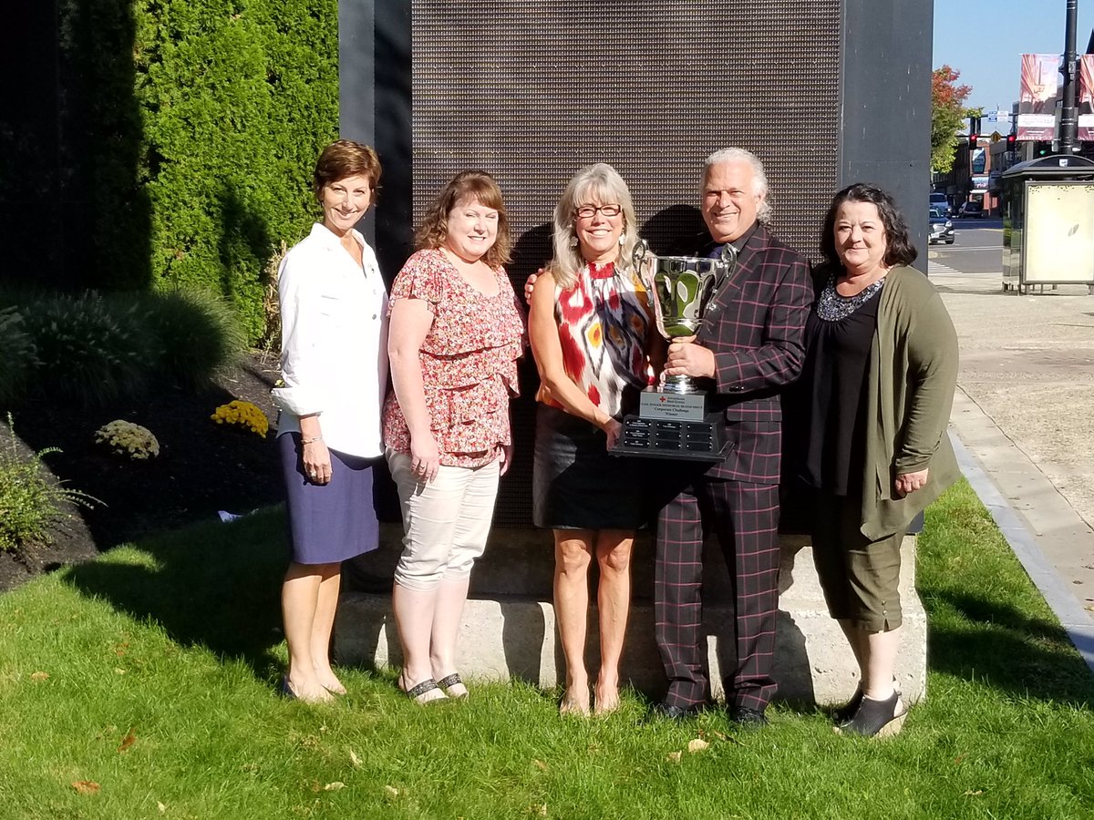 Thank you our 2018 Gail Singer Memorial Blood Drive Corporate Challenge winner <a href="/crossinsurance/">Cross Insurance</a>!! Thank you for helping us save lives #giveblood #GiftOfLife @NHRedCross