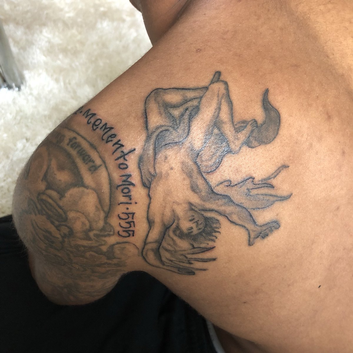 Demetrius On Twitter New Tattoo Dedicated To Mac Miller.