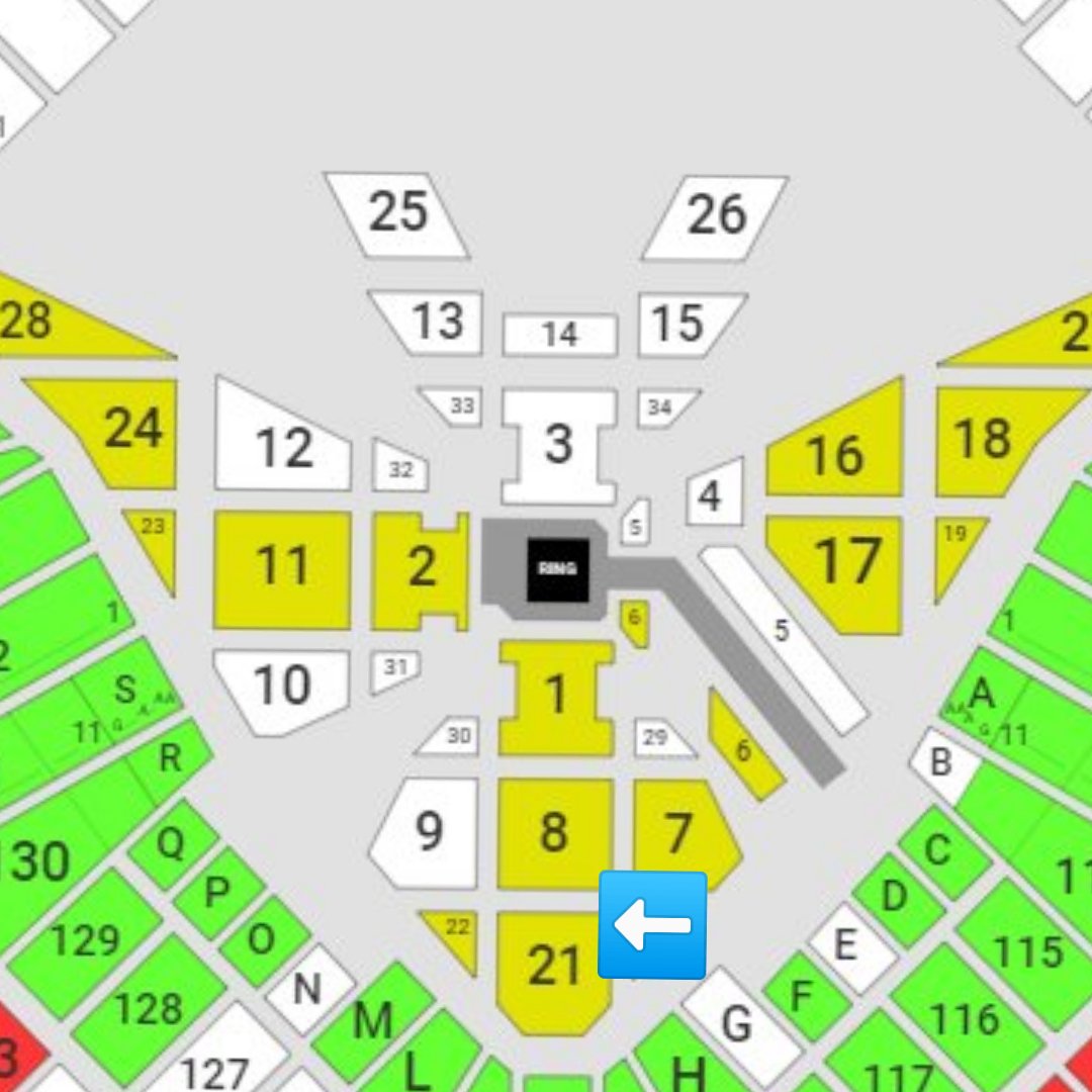 Royal Rumble Seating Chart