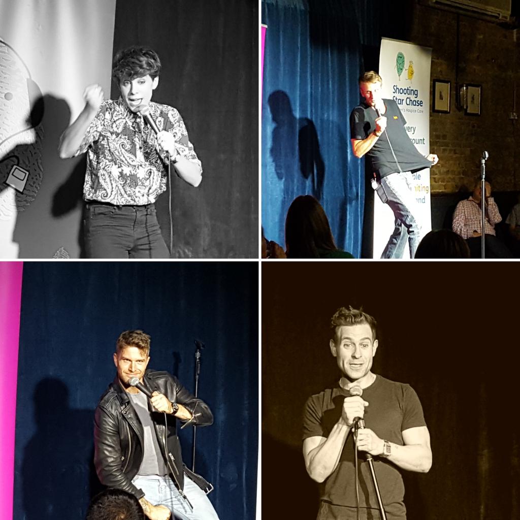 Amazing evening of #standupcomedy with blistering funny sets from
@simonbrodkin @joeldommett 
@suziruffell & MC @luketoulson at @GeorgeIVW4  
All in aid of the wonderful @SSChospices