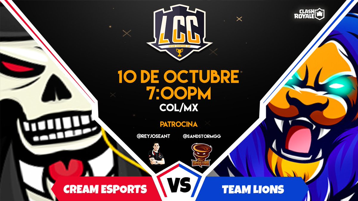 🏆LCC 3°ra Edición 🏆

JORNADA 3

⚔️<a href="/Cream_EsportsGG/">ChichasLocas</a>  vs <a href="/TeamLionsoffic1/">Cerrado.</a>  
📅10 octubre 2018
⏲️7:00 PM 🇨🇴
🖌️@ZebPro_GG 

Latam Champions Cup 
3ra Edición.
