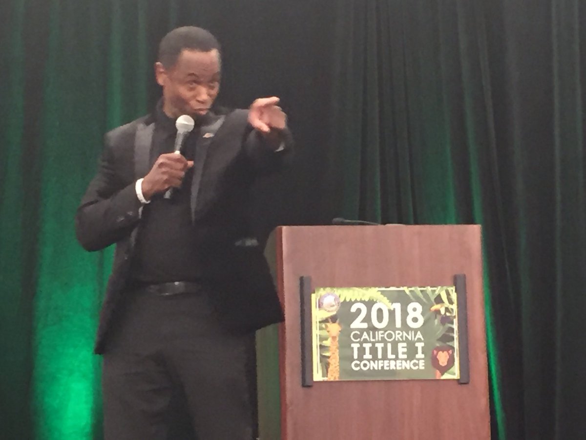 Dr. Adolph Brown shares a thought provoking keynote discussing Equity, Inclusive, and Culturally Responsive Leadership. @catitle1conf #catitle1conf