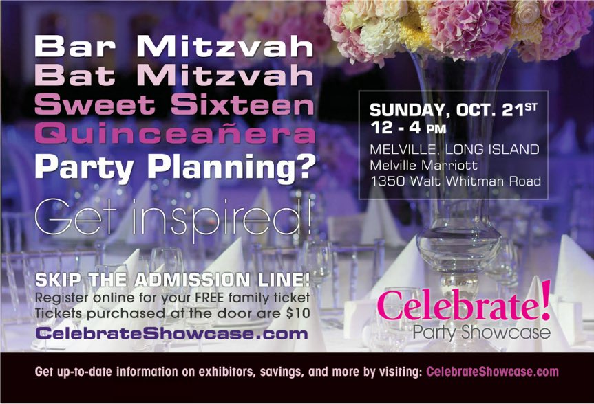 Meet us at the Celebrate Showcase this October 21st, 2018!! #longisland #lievents #longislandevents #nycevents #nyevents
