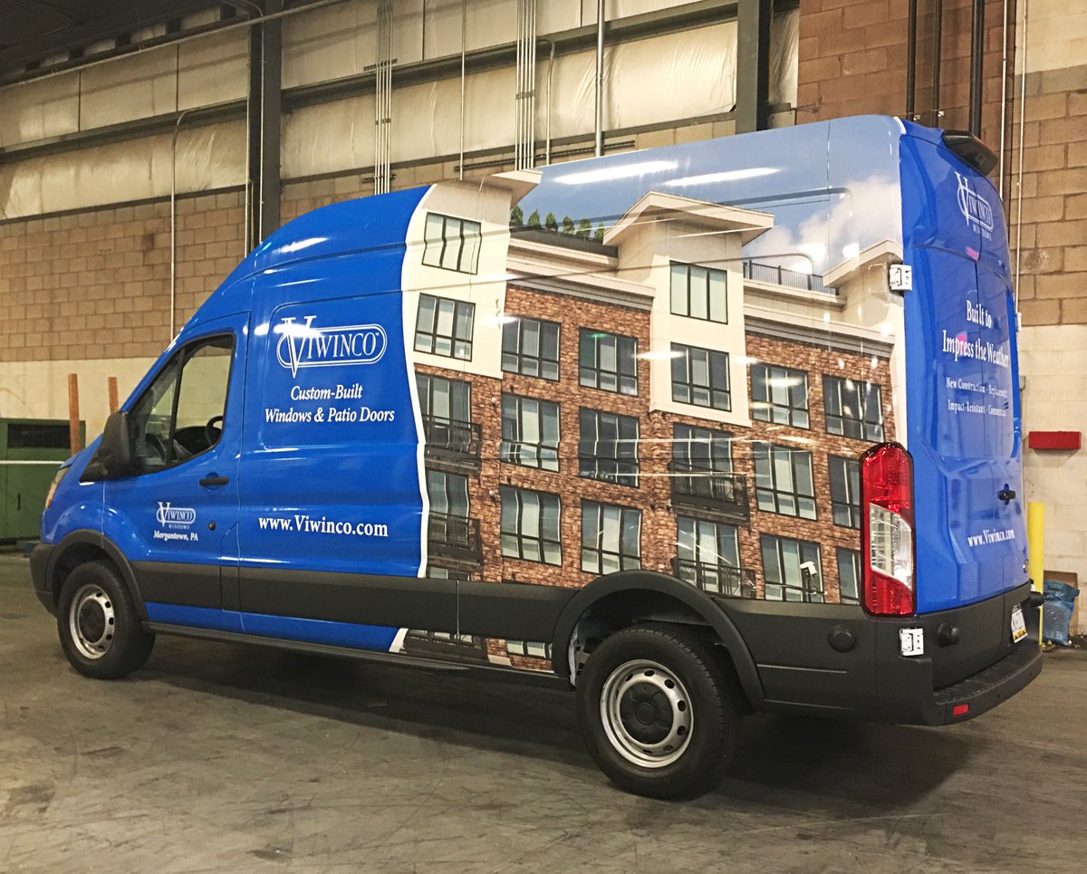 ViwincoWindows's tweet photo. Our new service van is finally finished. Keep an eye out for our service techs on the road, as they service your windows in style! 🏎️🚛 #Viwincowindows #Windowrepair #vinylwindows #carwrap #customwindows #instacar https://t.co/JozBM7NApP