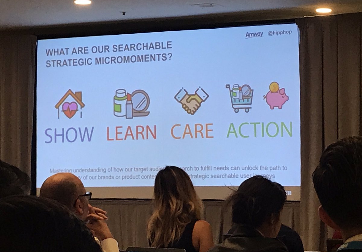 elenaiz's tweet photo. Neat way to describe the importance of SEO - “SEO is not the sprinkles on the cupcake added after it’s baked - it’s the ingredients that go inside”. @hipphop #share18 #brightedge https://t.co/7d1yni1Hwt