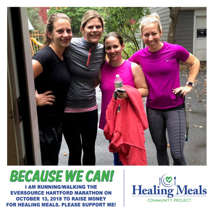 MealsHealing's tweet photo. Help us give Client Manager Emily Safino a HUGE shout out. She's running her first half marathon Saturday; we can't wait to see her cross the finish line. https://t.co/NUpxEZDGG4 #HealingMeals #WalkRunHeal #RunHartford25 #BecauseWeCan @EversourceCT @RunHMF https://t.co/Cp6SWzgoLf