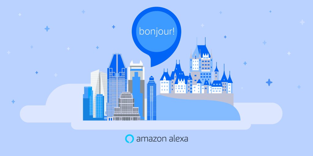 [Announcement] Now you can start building #AlexaSkills for French Canadian customers! Learn more and get started with the Alexa Skills Kit: amzn.to/2QCKf0C