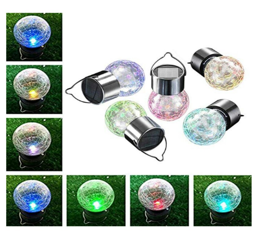 LEDHouse2's tweet image. Luminarias LED carga con celda solar. Decorativas colgantes efecto vidrio craquelado. Set 5 piezas de venta en www.facebook.con/LEDHouseLaguna