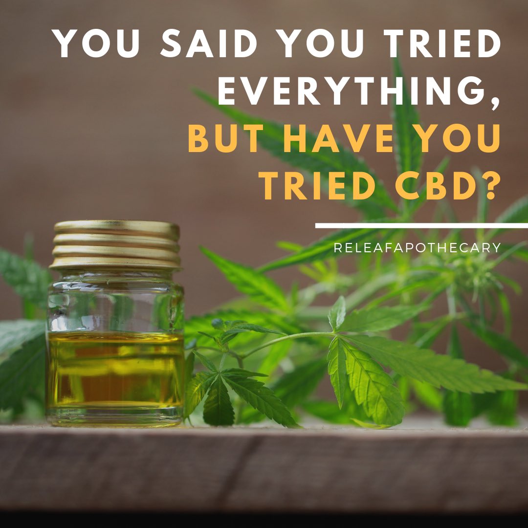 CBD_ReLeafStore's tweet photo. Learn how #CBD can change your life for the better! 💚 Visit https://t.co/Imf7SyIY33 today! #cbdoil #cannabidiol #cannabis #medicalcannabis #hemp #hempoil #medicalmarijuana https://t.co/ts34CS3qAB