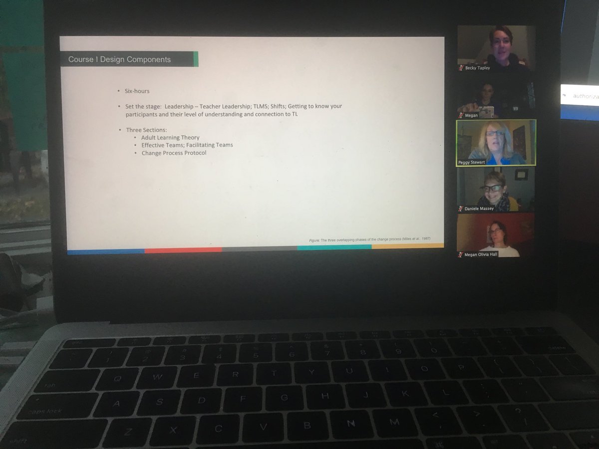Redhdteacher's tweet photo. Juicy #teacherleadership goodness happening now! #TeachersLeading fall facilitation academy post-webinar is on! 22 teachers present. Powerful! #TeachersLeading @cholmes66 @LaurenCantell @MasseyDaniele @tholmessutton @neary_ann @jroberts10100 @myglobalside @NNSTOY https://t.co/cBI7h9Uzl1