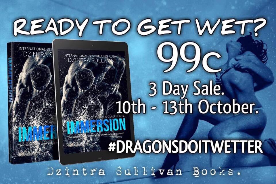 RobynCor3's tweet image. #99c #Sale #3DaysOnly #GetWet 

A #RomanticComedy with a #Dragon twist.

Dive into this magical ocean today. 
#APALALA Clan Novels by
@DzintraSullivan 

#IMMERSION - Bk 1
~US amzn.to/2lNJd3i
~AU amzn.to/2LbSRt6
~UK amzn.to/2k9x2Ow
