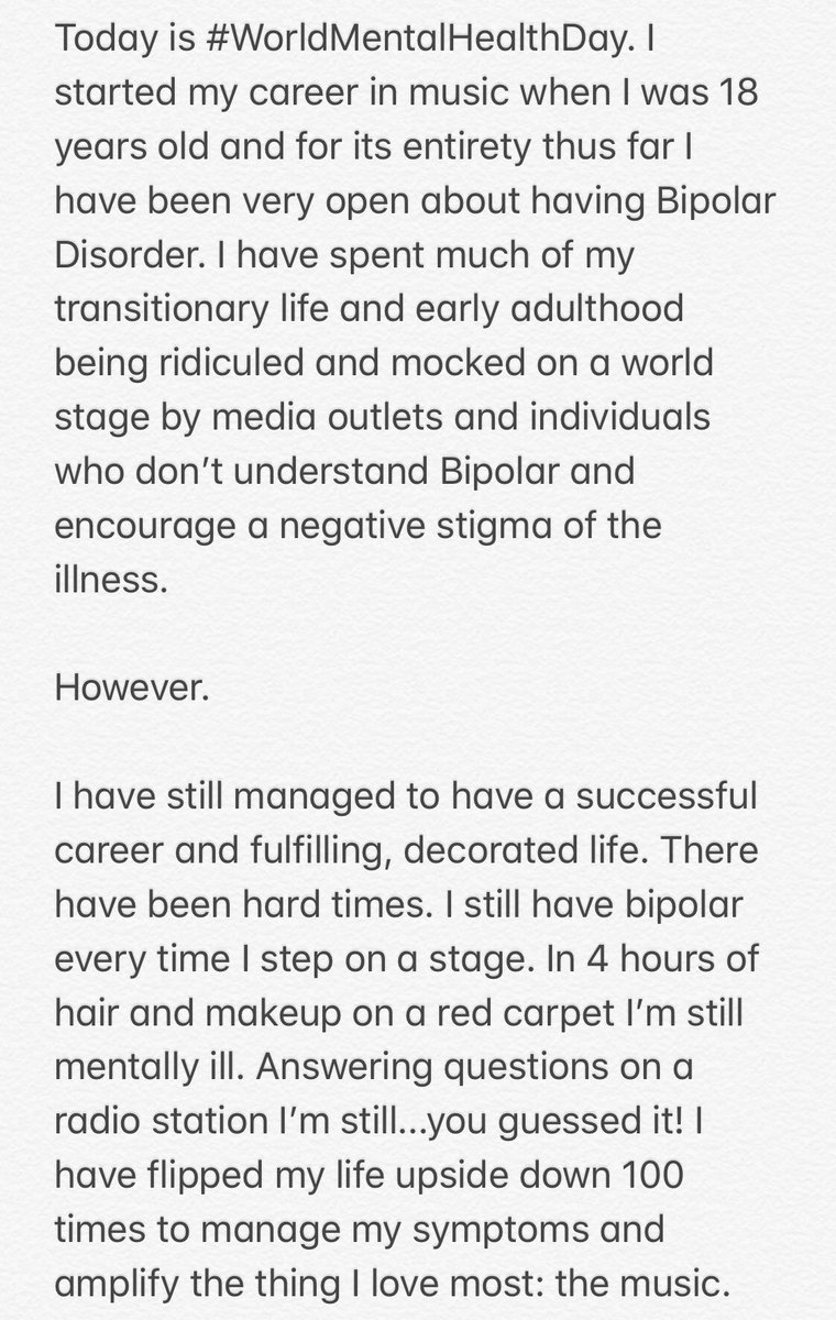 h (@halsey) on Twitter photo 2018-12-16 16:52:22 #WorldMentalHealthDay 🖤🖤🖤 #WorldMentalHealthDay 🖤🖤🖤