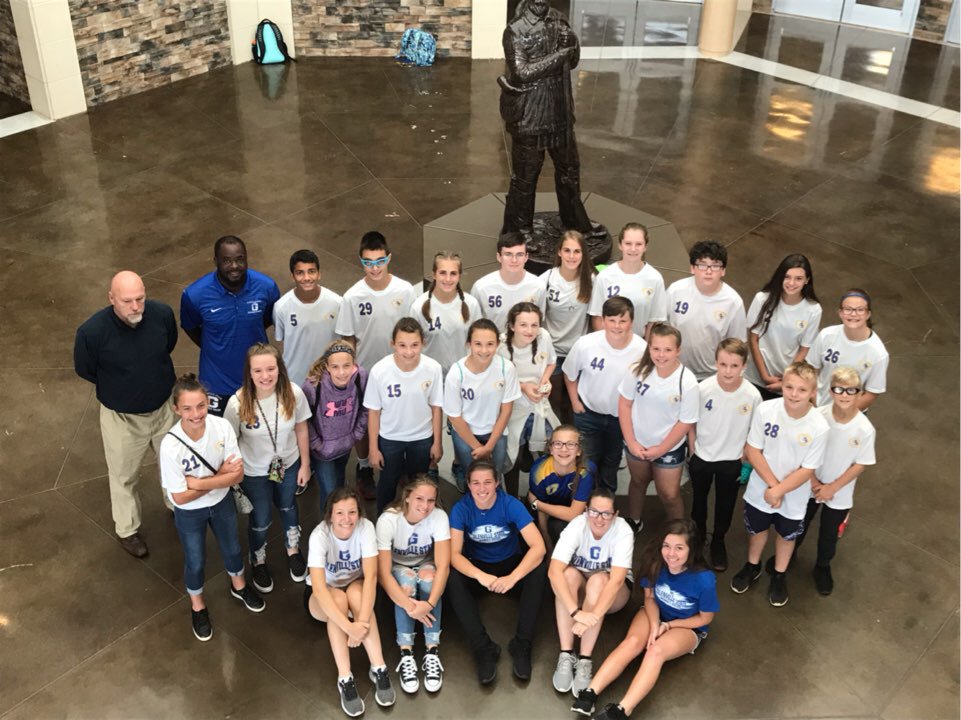 GSU_WSOCCER's tweet image. Exciting day as we got to speak with the Roane County Middle School team, good to see soccer growing in West Virginia!