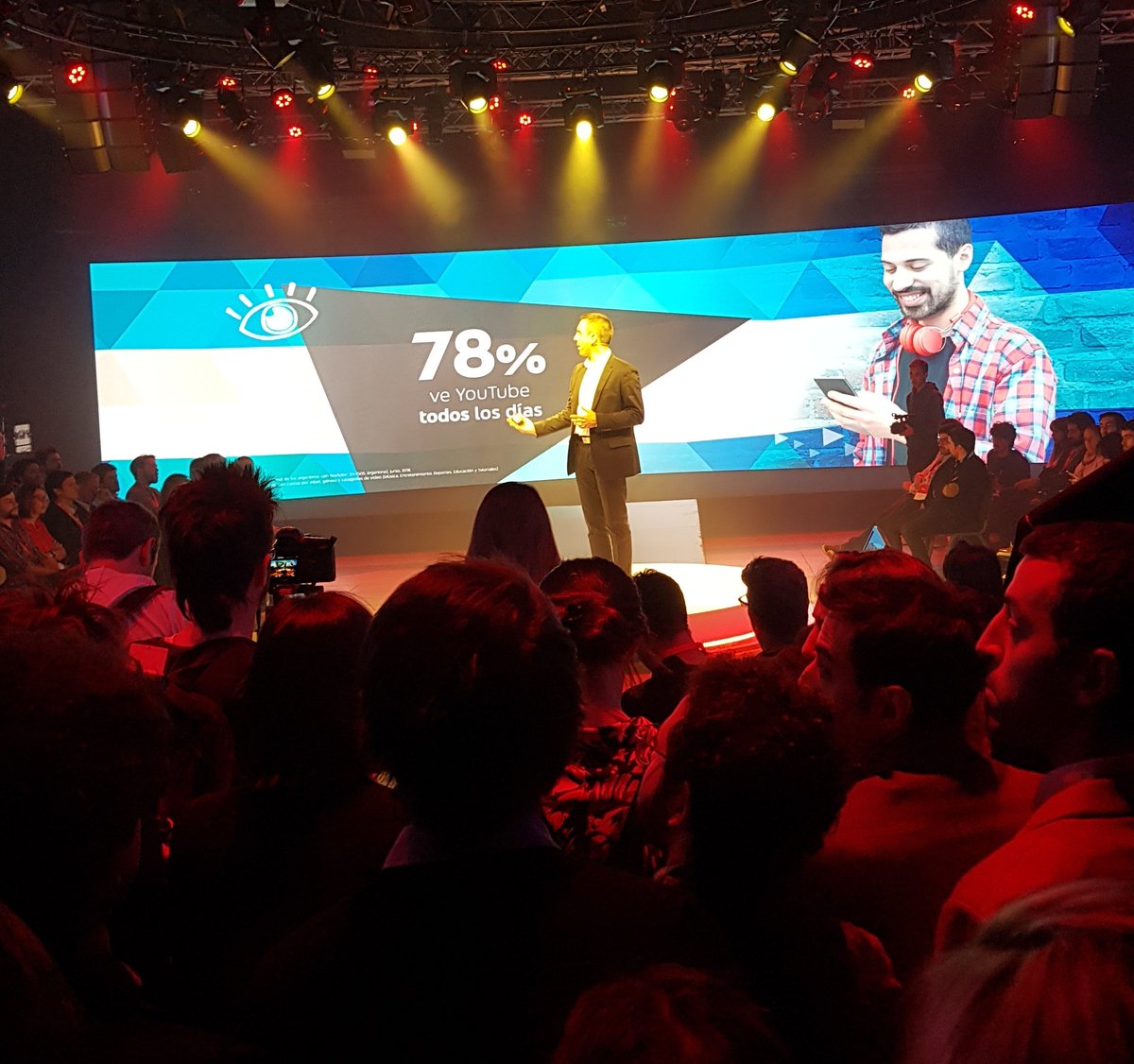 maruromeo's tweet photo. El 78% de los argentinos ve YouTube todos los días y el 80% le presta más atención que a la televisión abierta #YoutubePulse https://t.co/6V138aAPYP
