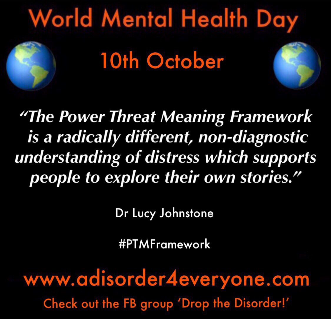 MITUKteam's tweet image. #WorldMentalHealthDay2018
#PTMFramework
