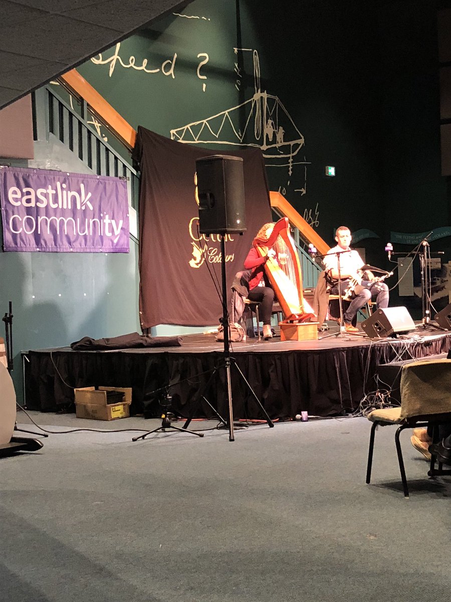 Another great day of coverage of @Celtic_Colours International Festival today from Alexander Graham Bell National Historic Museum featuring @davidpowerup and Troíana Marshall. Lovely people and exceptional musicians.  Watch for their Celtic Conversation on @eastlink 10 and 610