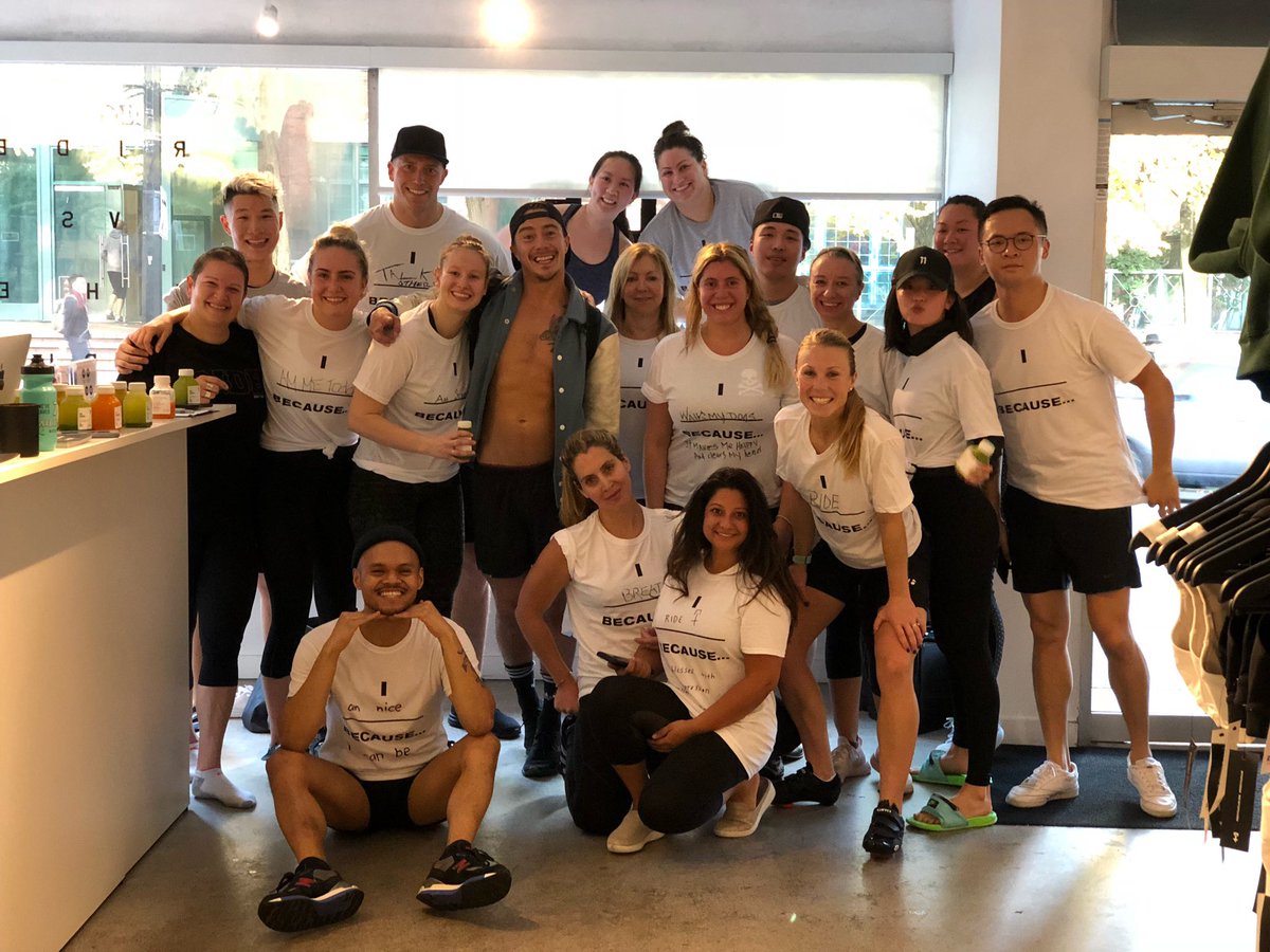 Thank you for coming out this morning to <a href="/Ridecycleclub/">RideCycleClub</a> for #MentalHealthAwarenessDay &amp; to <a href="/juicetruck/">The Juice Truck</a> for supply replenishing  juices for us afterwards. Success is when your friends(old &amp; new) come out to support you, in whatever way that may be. #FOTShiftingPerceptions