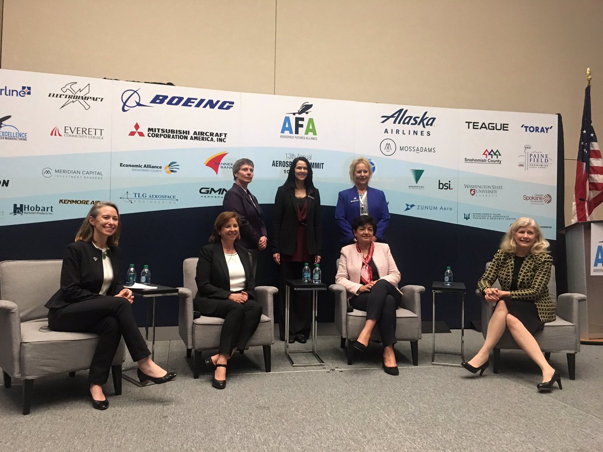 ValkyrieIntl's tweet photo. My favorite presentation of the #afaSummit2018 was the Women in Aerospace Fireside Chat. So inspirational! #womenintech #womeninaerospace #womeninSTEM https://t.co/9AvbqiPwnE