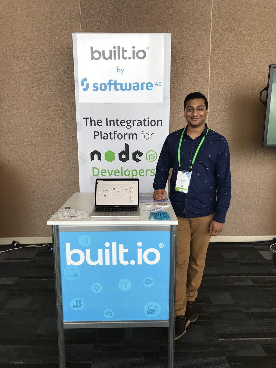 We're excited to be sponsoring #NodeJSInteractive this week in Vancouver! Stop by our booth to learn more about the only integration platform built for Node developers. <a href="/SoftwareAG/">Software AG</a> <a href="/nodejs/">Node.js</a>
