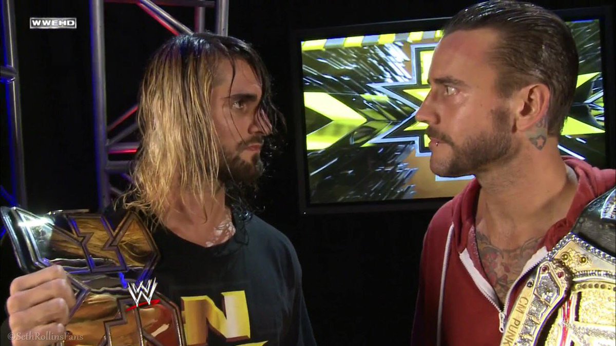 Resultado de imagem para cm punk and seth rollins twitter
