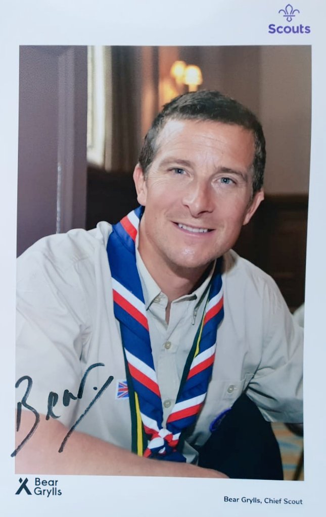 In case you missed the congratulatory message from <a href="/BearGrylls/">Bear Grylls OBE</a> in our Centenary booklet, here it is!! #100yearsscouting #meltham