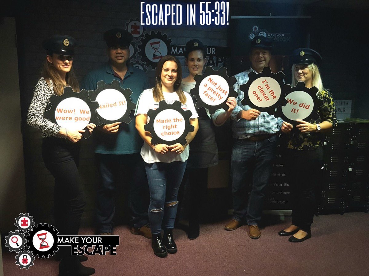 <a href="/UnicareGroup/">The Unicare Group</a> great night <a href="/theescaperooms/">The Escape Rooms</a> #teambuilding #escape <a href="/derbyshire_live/">Derbyshire Live</a> <a href="/DE13News/">DE13News</a>