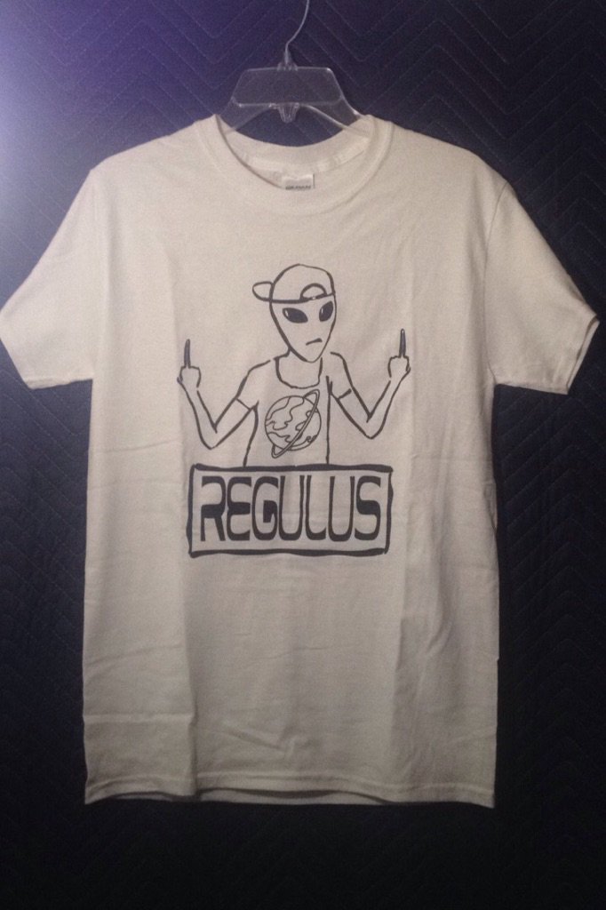 Regulusofficial's tweet image. If you missed out on our merch while we were on the road, dont worry! Send us a message on facebook or email us at txregulus@gmail.com and we can ship it all to you! We have our shirt XS-XL, post cards, Occulted physical copies, and buttons!