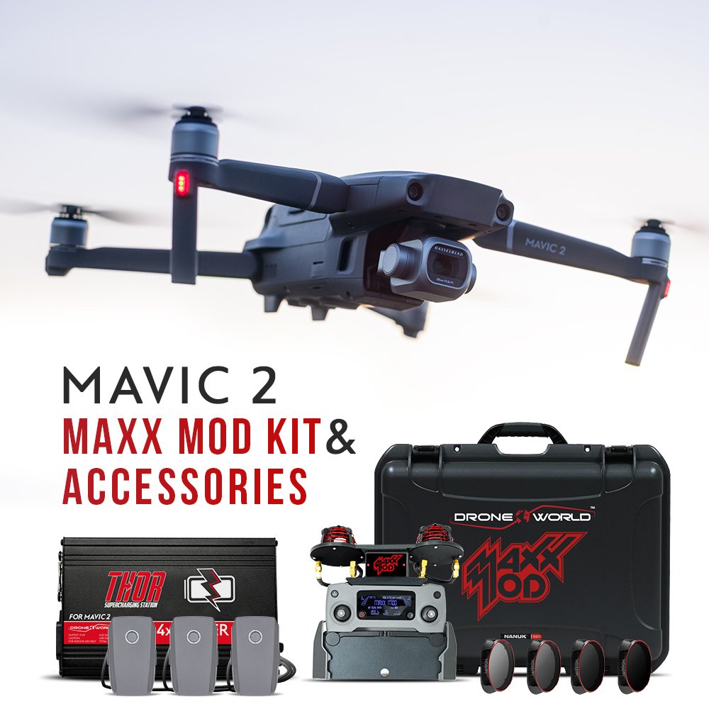 DroneWorldTeam's tweet photo. The DJI Mavic 2 MaXX Mod Kit is here!
See the Kit: https://t.co/tAAldqE77c

New Mavic 2 Remote Mods &amp; Accessories Here: https://t.co/n9B8rTWCTr

#mavic2pro #mavic2zoom #droneaccessories #lensfilters #remote #dronegear   #dronestagram #djimavic  #djimavic2  #droneworldteam https://t.co/6AoHMMTlWD
