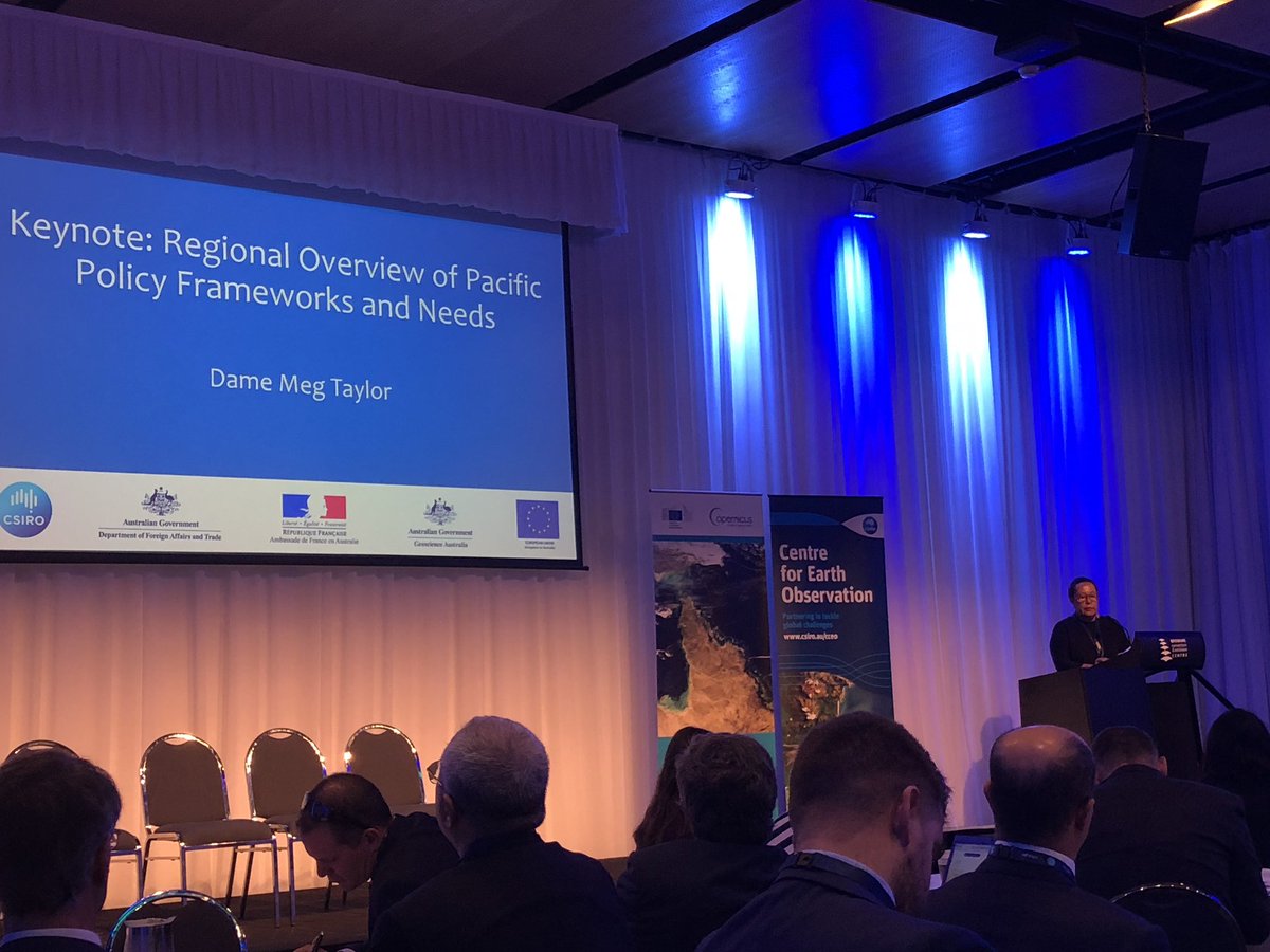 AllanMua's tweet photo. Dame Meg Taylor keynote address: “recognizing the work of SPC and in particular the GEM division in GIS/ Remote Sensing and it’s application to support determination of Maritime Boundaries”. https://t.co/rBkl6ABNuS