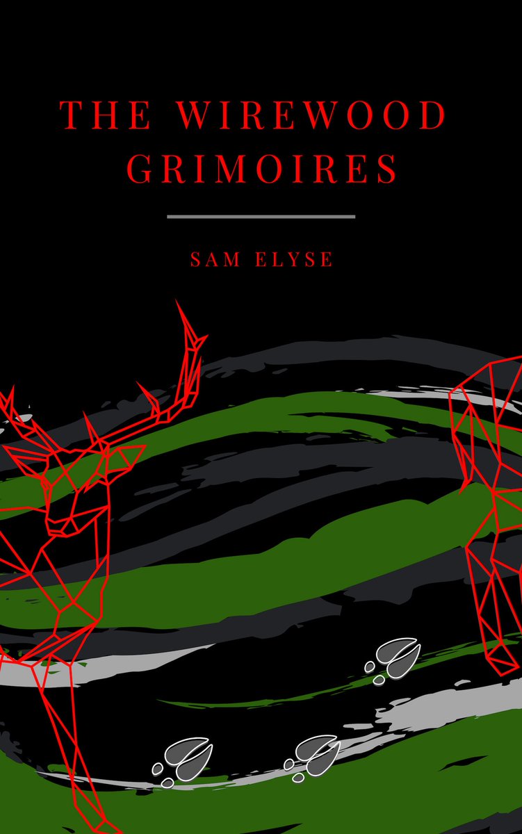 Sammi_Elyse's tweet photo. Very excited to announce my new #fantasy #novel for @nanowrimo 2018! Like the book cover I designed? βThe Wirewood Grimoiresβ is a twisted fantasy tale about #tech and #nature. Vague, but I canβt divulge too much! #writing #novelist #writesmarter #thewirewoodgrimoires #nanowrimo https://t.co/RGvrglTXE0