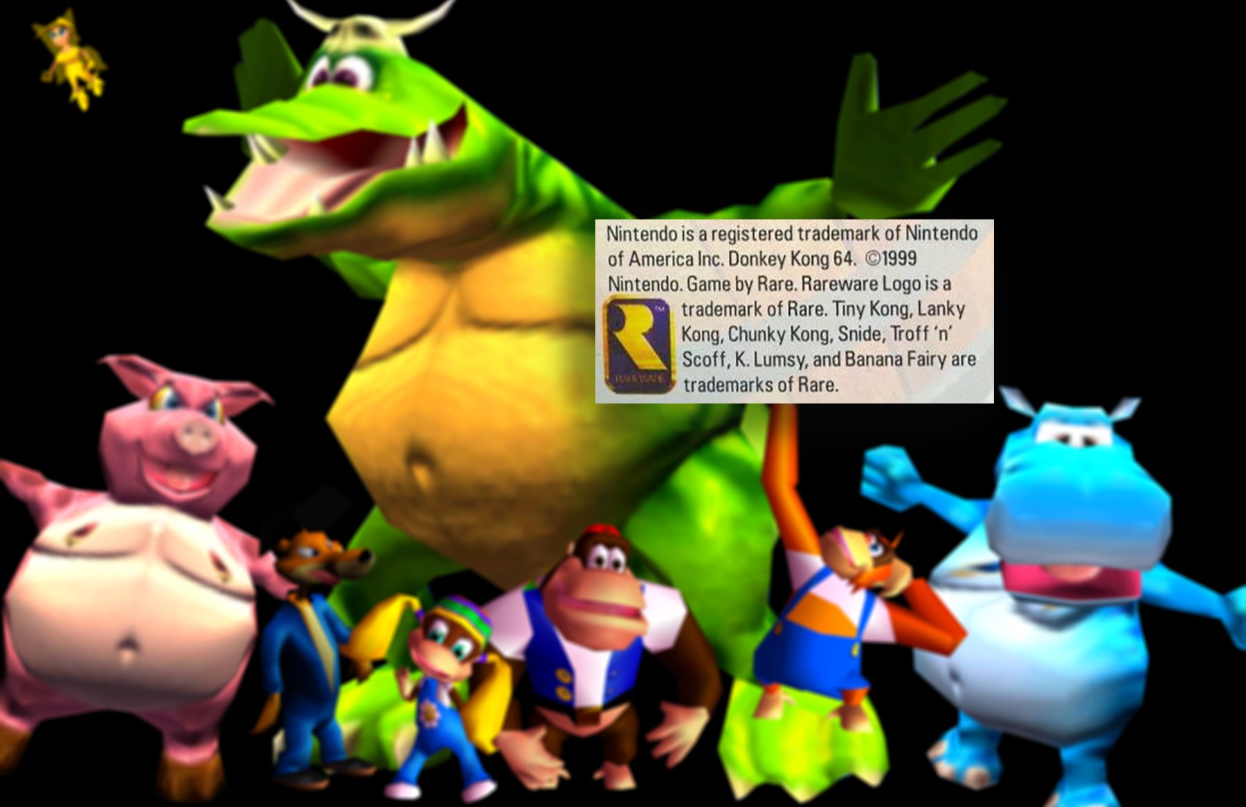 donkey kong 64 characters