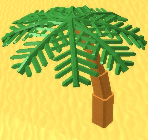 Bluethunder189 On Twitter I Made A Palm Tree I Am Too Tired To Work On The Track Because Of My Internship Work Robloxdev Roblox Rbxdev - palm tree roblox