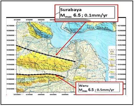 infosurabaya on Twitter "Kota Surabaya memiliki dua patahan aktif yang