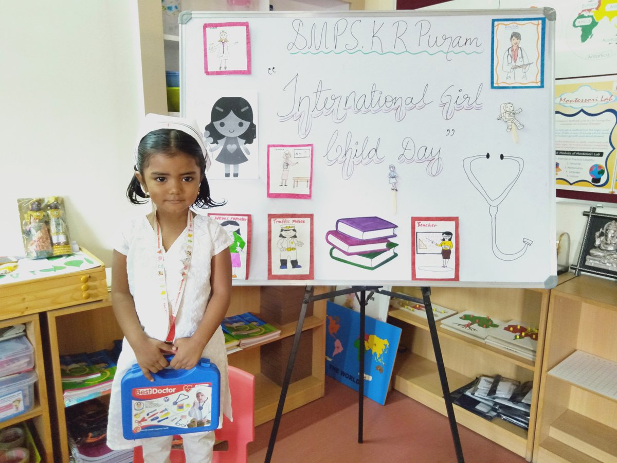 DMPSKRPuram's tweet photo. #DMPS #Discovery #Montessori #preschool American Preschool at K R Puram, #Karnataka International Girl Child Day https://t.co/XUDzmBpqdc