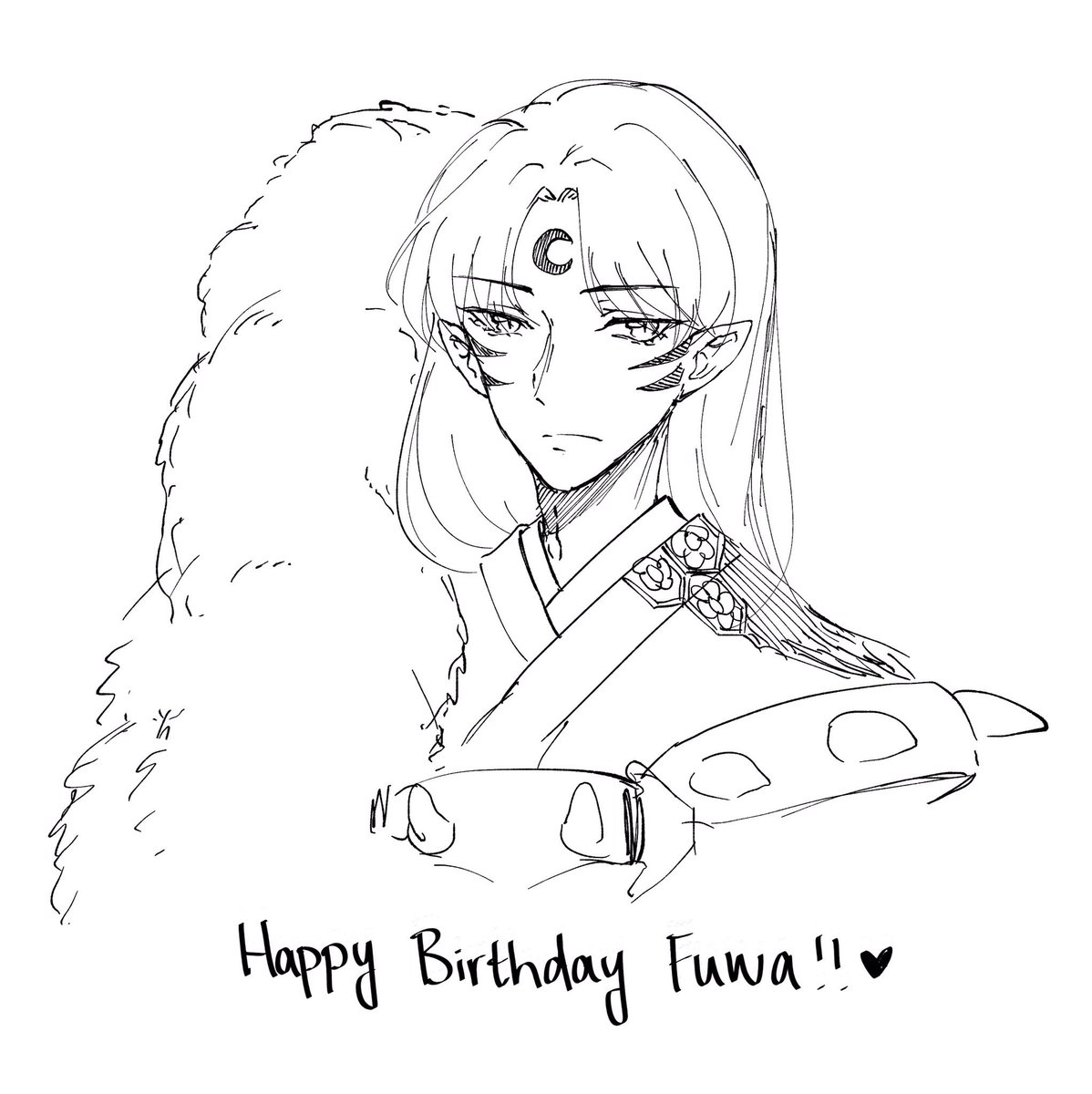 Happy birthday @fuwaffy ???!!! Im sorry all i managed to squeeze out inbetween studying is ur husbu uwu 