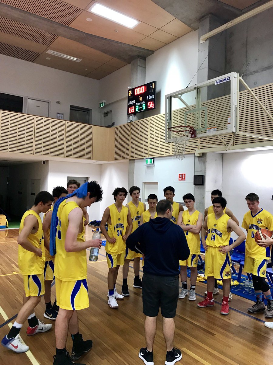 HugoEngele's tweet photo. Another great 🏀 preseason fixture, this time against St Joseph’s College. Well done to the 2nd V (44-44) and 1st V (68-56). #SACsport #GoAloys https://t.co/Mvb5F9Dynd
