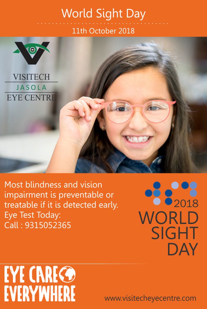 VisitechEyeCen's tweet photo. World Sight Day 2018 
#WorldSightDay #Eyecareeverywhere #Eye #Delhi #Eyetreatment 
#visitecheyecentre Jasola Vihar 
#HappyBirthdayAmitabhBachchan
#GreatIndianFestival #DayoftheGirl #Happy76thBirthdayABSir https://t.co/xwnrJztO6M