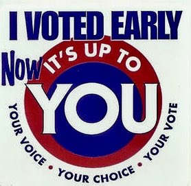 StevenPohlmeyer's tweet image. I just completed my ballot for the November elections. It will be placed in the mail tomorrow. The process was easy - the ballot was mailed to my home, simple to complete, and a stamp is not needed to return it. Everyone eligible to vote should vote. #NoExcuses #PracticeDemocracy