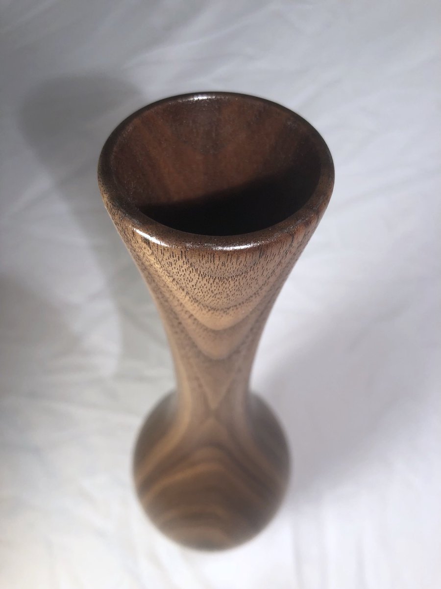 #vase #woodturning #walnut #lathe