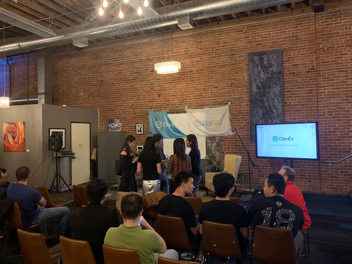 EtainPower_io's tweet photo. On Oct 9th, EtainPower attended the meetup hosted by CoinEx during the San Francisco blockchain week. We are honored to be invited to such a great event. https://t.co/3UaGJTmXwl