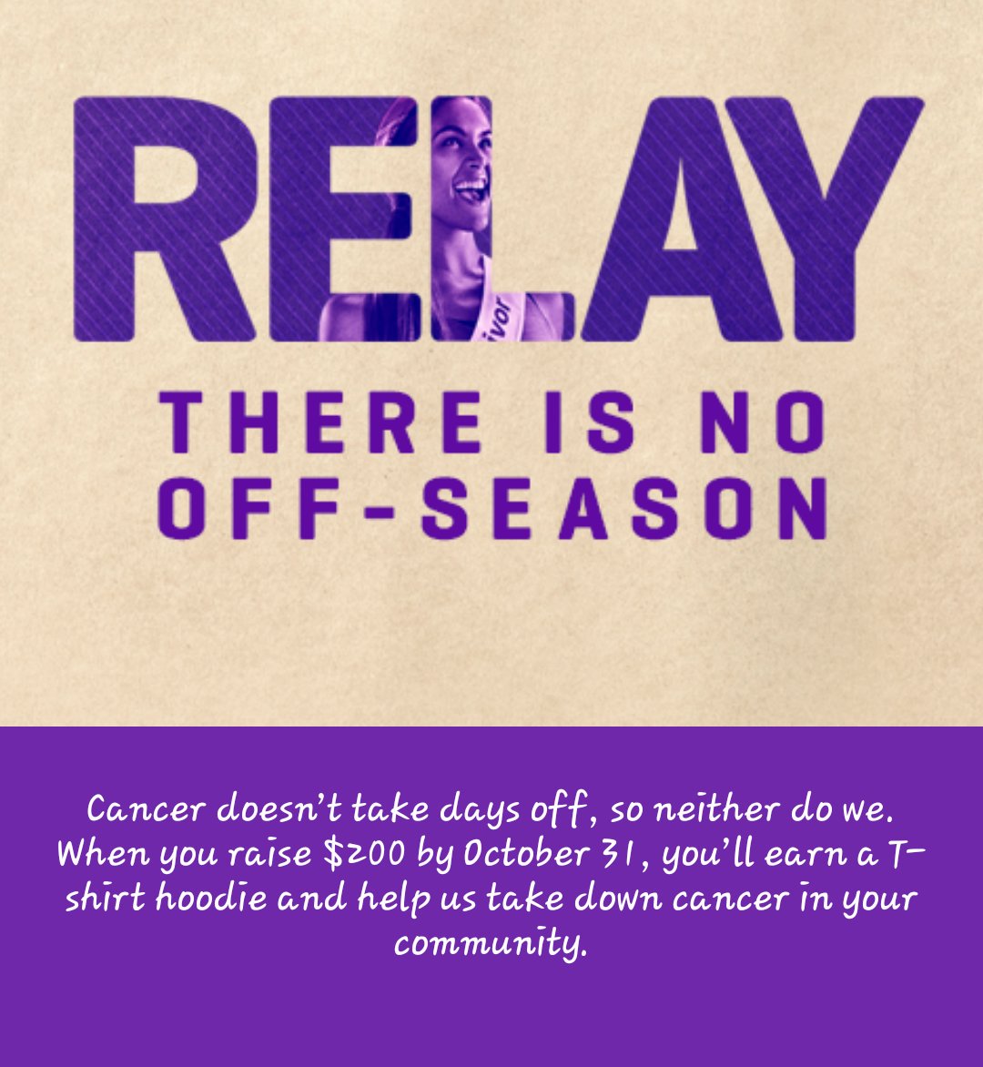 Join Team Dolvin in the fight! Cancer doesn't sleep, and neither do we! #irelaywhatsyoursuperpower Visit our team site to join the fight! tinyurl.com/dolvinrfl2019