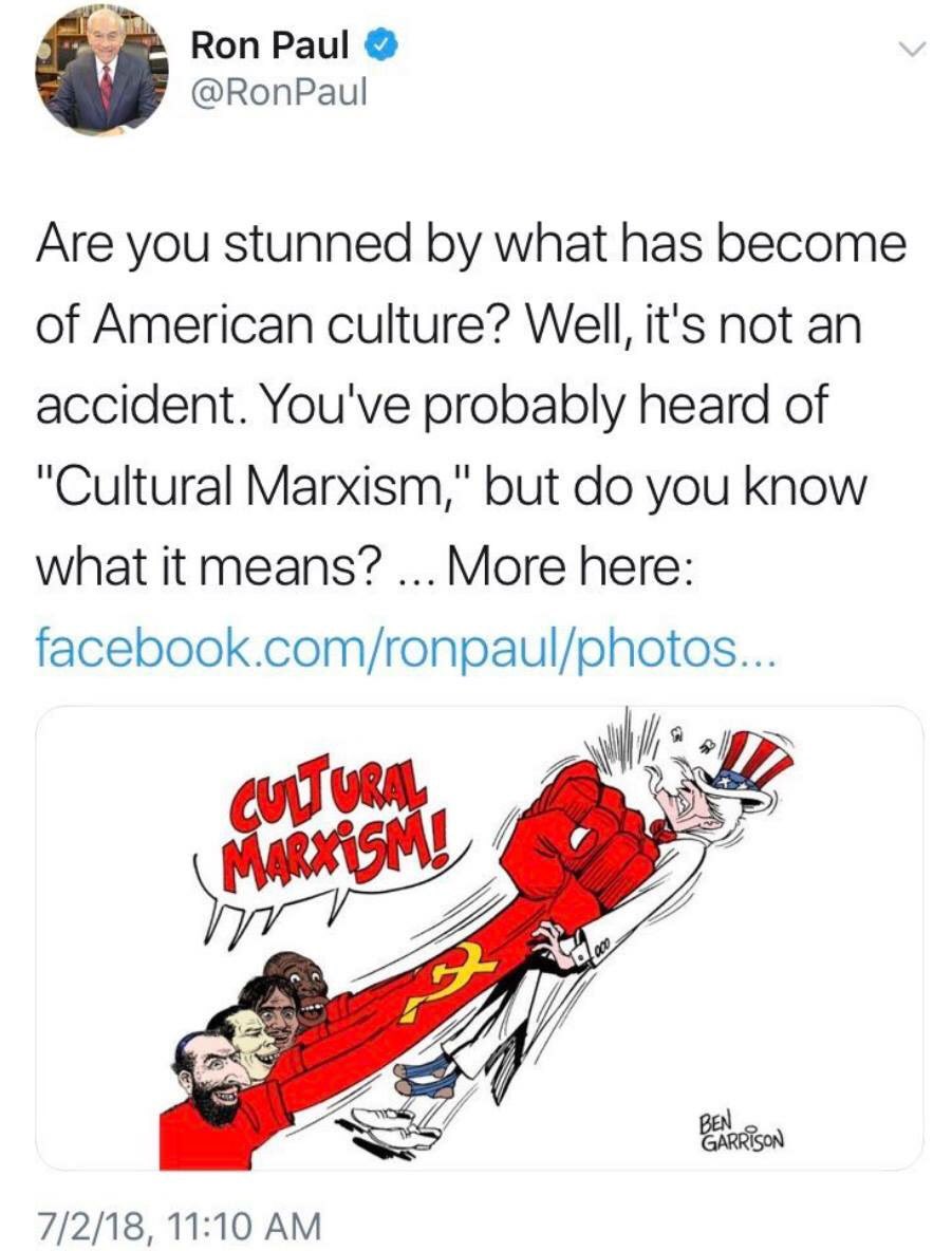 ChrisLRusso's tweet photo. @jon_jctagg99 @guypbenson @GOP Oh hey, here's a uniting meme from Ron Paul! https://t.co/W4GSkiGPNj