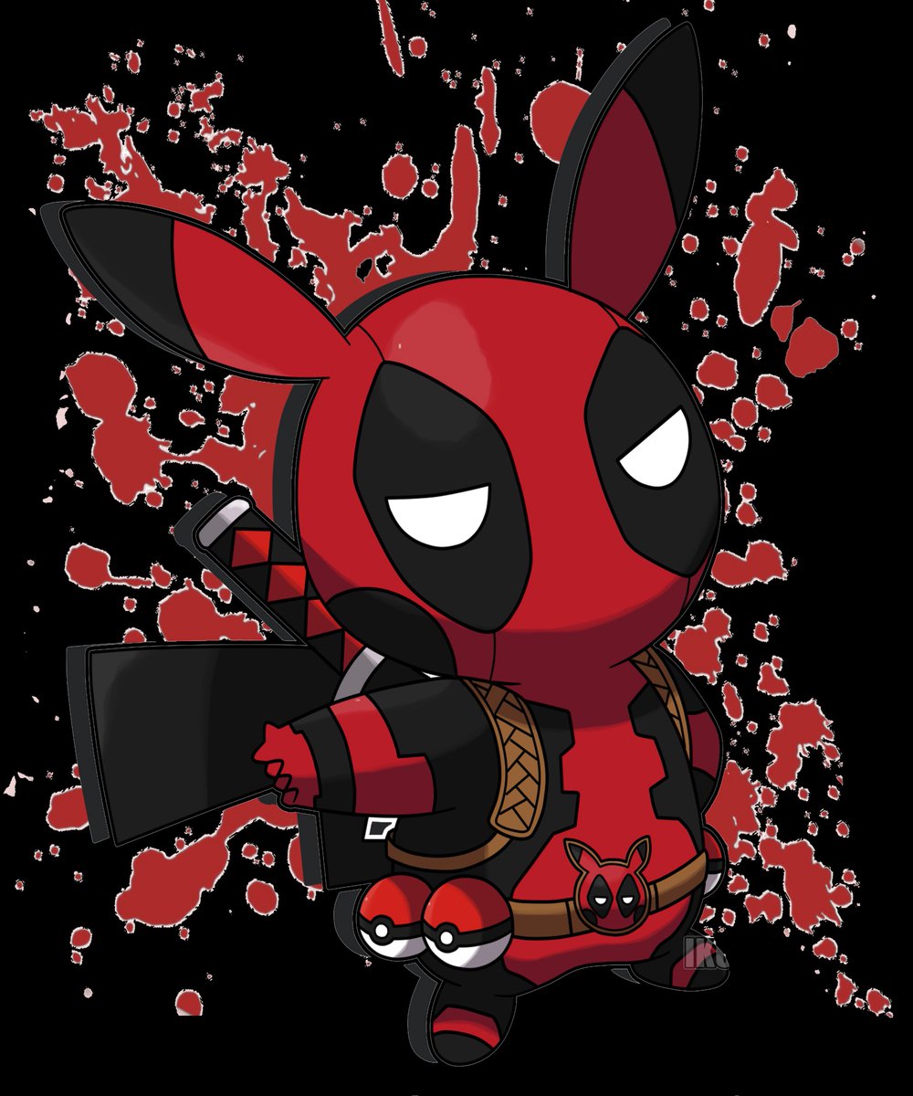 HuyPhng6's tweet photo. DeadChu #pikachu #pokemon #Deadpool  😝😍😍 https://t.co/7w1XyBntk2