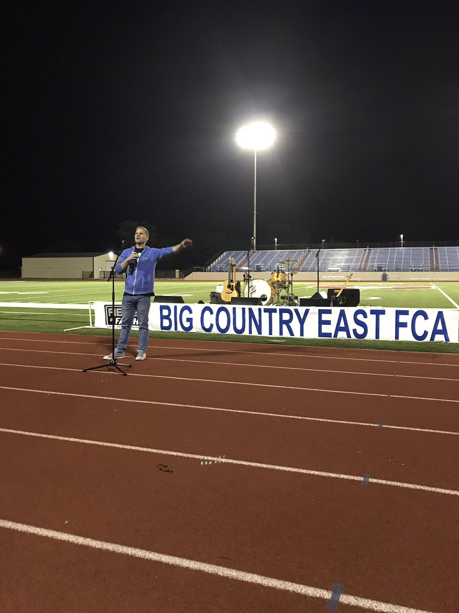 Jamin Roller speaking at FOF Graham. What a blessing. #bigcountryfca