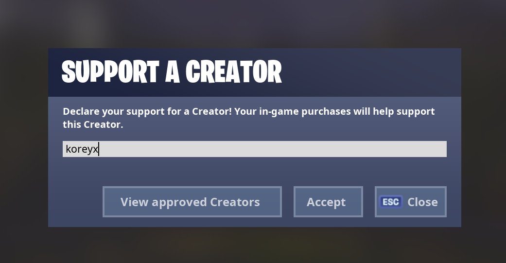Korey On Twitter Support A Creator Is Live In Fortnite I Am On That List Of People You Can Support Fortnite Com Creator List Fortnite Com Creator List Korey On Twitter Support A Creator Is Live In Fortnite I Am On That List Of People You Can Support